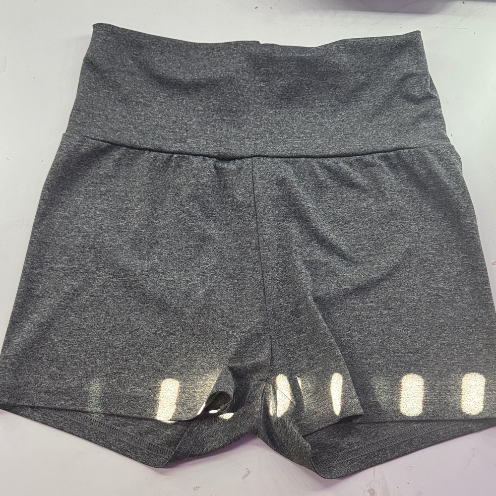 SHEIN Charcoal Athletic Shorts (slightly stretched out)